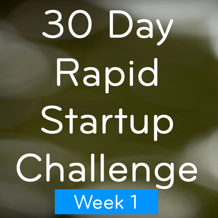 Rapid Startup Business – 30 Day Challenge