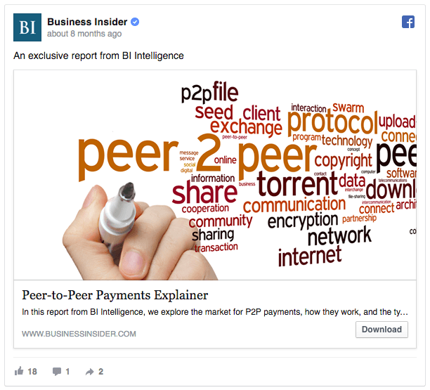 Business Insider Awareness and Lead Gen Facebook Ad from Rapidstartup.io/ads